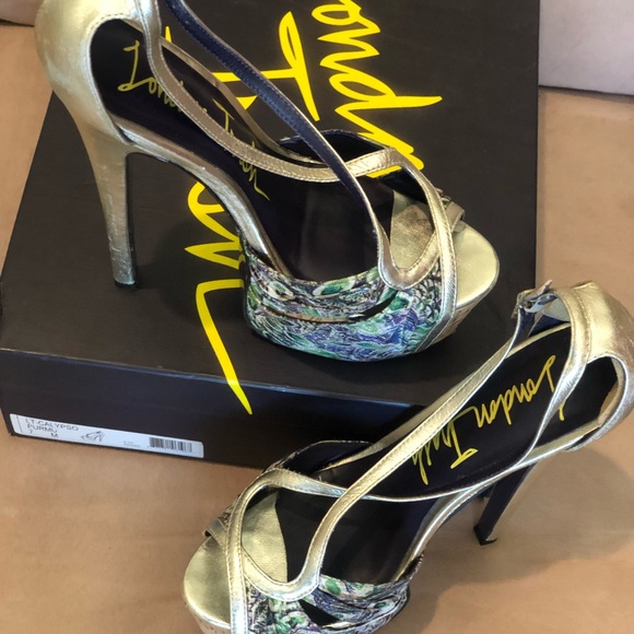 London Trash Hi-Heel Peep Toe strappy shoes. - Picture 3 of 3